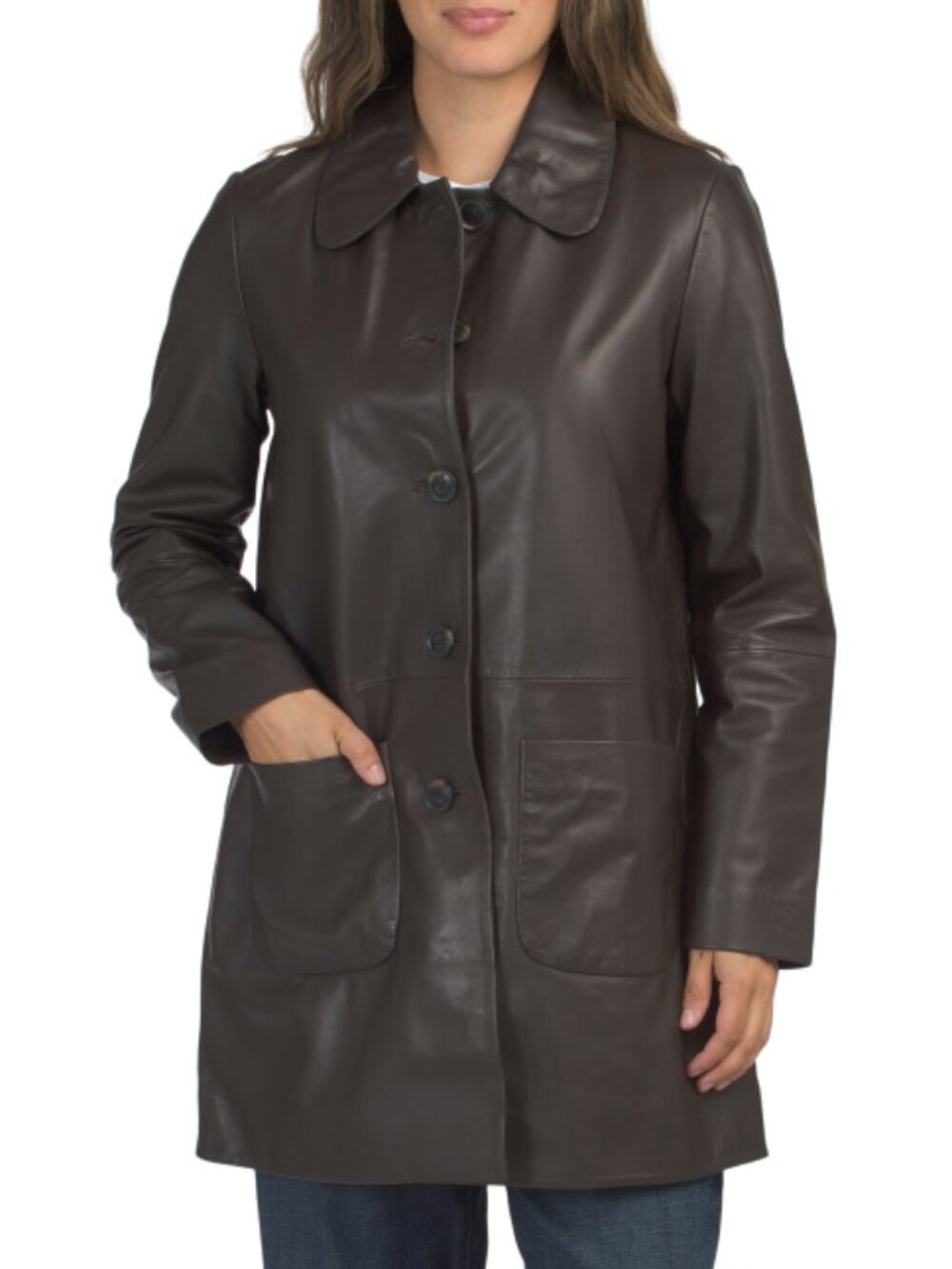 BOD & CHRISTENSEN Leather Madie Trench Coat